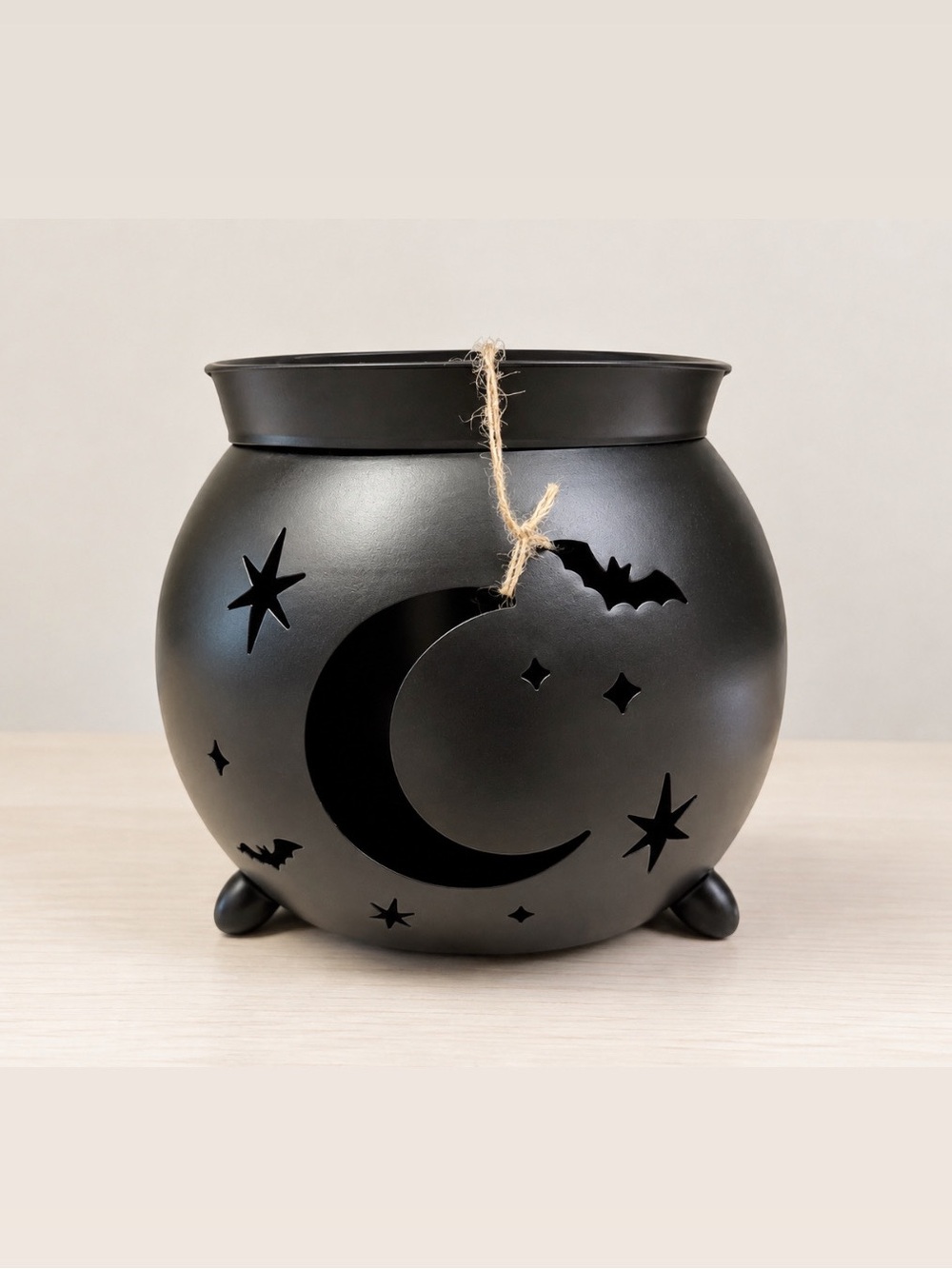 ALDI Cauldron Planter, Halloween Cauldron decor